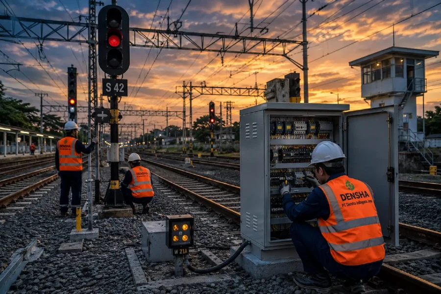densha proyek5 Sistem Persinyalan Kereta Api
